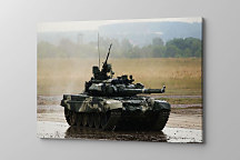 Obraz Výcvik tankistov, tank